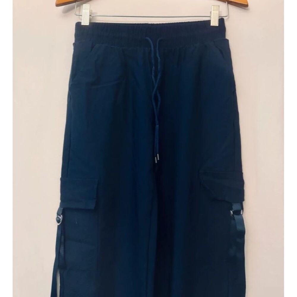 BUZZ Women’s Cargo Pants – Navy Blue – Size L